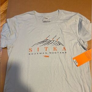 Sitka White Graphic Tee